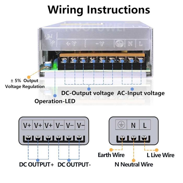 Zasilacz 24 V 25 A 600 W