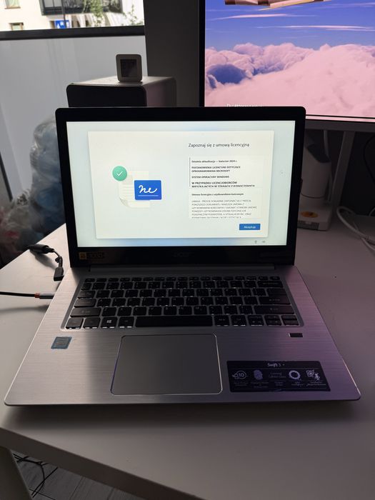 Laptop Acer Swift SF314 - i5 8250U, 4GB RAM DDR4, 256GB dysk