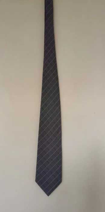 Fioletowy krawat jedwabny next