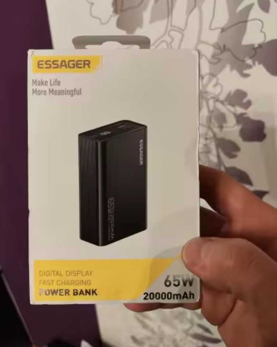 Essager Power Bank 20000mAh  PD 65W