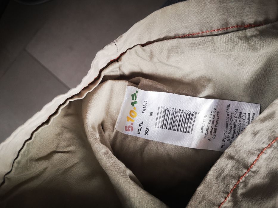 Lekka kurtka chłopięca z kapturem 5,10,15