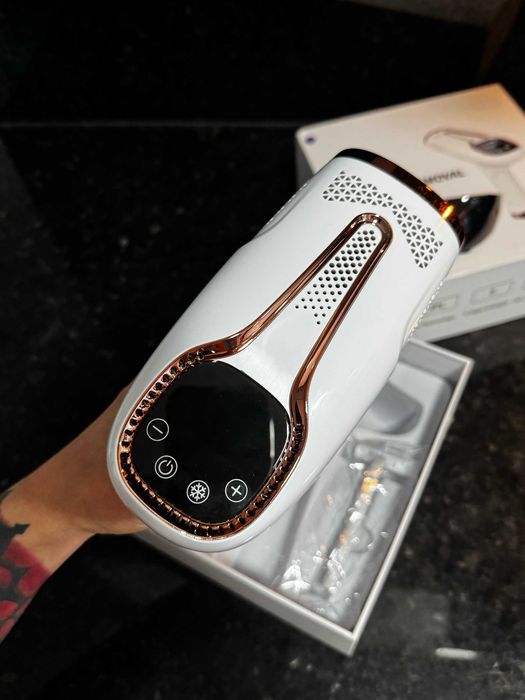 Depiladora IPL Hair Removal com caixa e acessórios