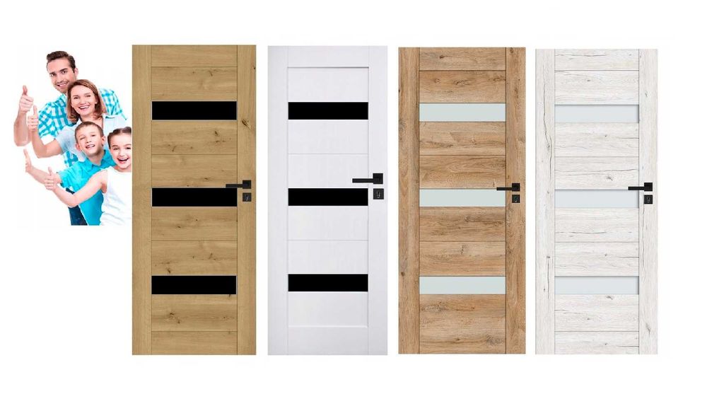 Ramowe solidne Drzwi wewnętrzne MENSA producent WINDOOR Dostawa