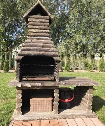 Grill betonowy wys 205 x szer 162 cm