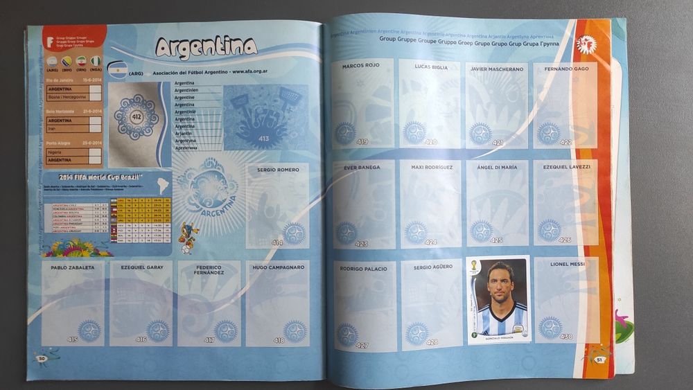 Альбом Panini FIFA World Cup Brasil 2014 Чемпионат мира футбол стикеры наклейки наліпки