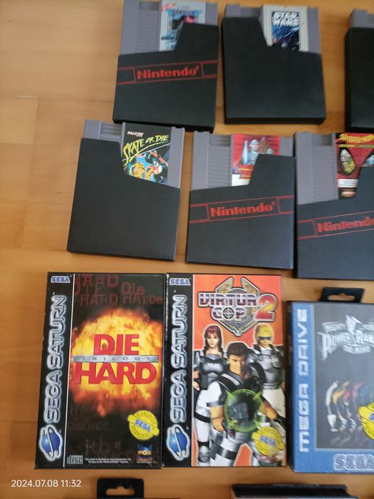 Sega Saturn, snes, master system