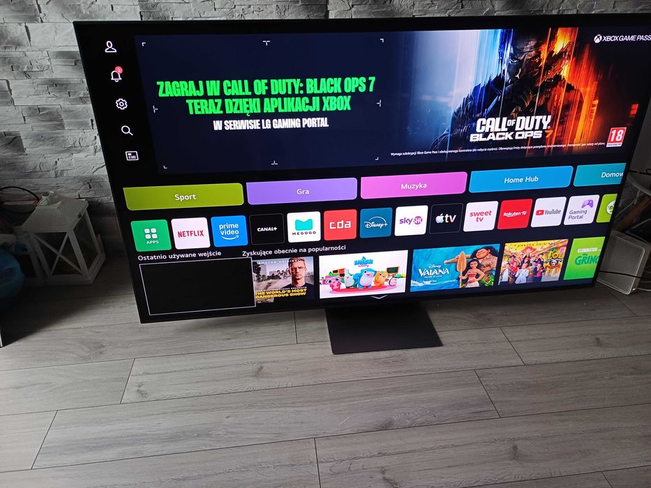 Telewizor LG QNED 75 cali,120hz dla graczy,  2 lata gwarancji!