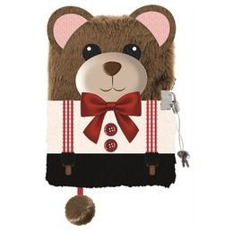 Pamiętnik A5 Włochacz Z Kłódką 3D My Little Friend Teddy Bear 96 K. St-Majewski Nowa Nieużywana