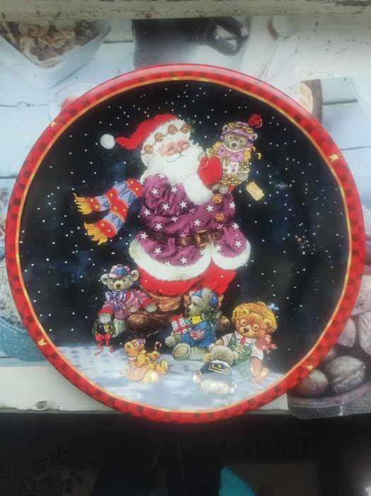 Новогодняя тарелка. К праздникам.