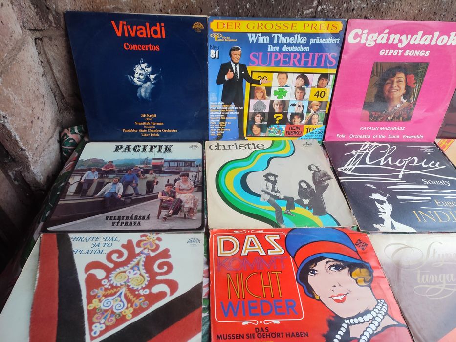 Płyty winylowe z czasów PRL
