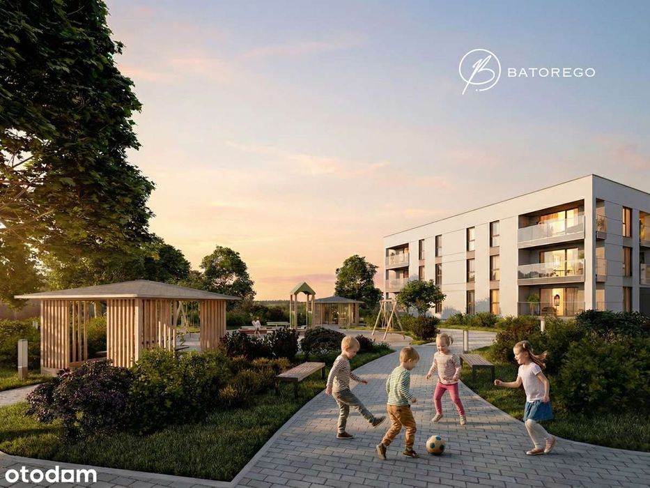 Apartament D9  3 pokoje | 59.95 m² | Niska zabudowa z windą | Batorego