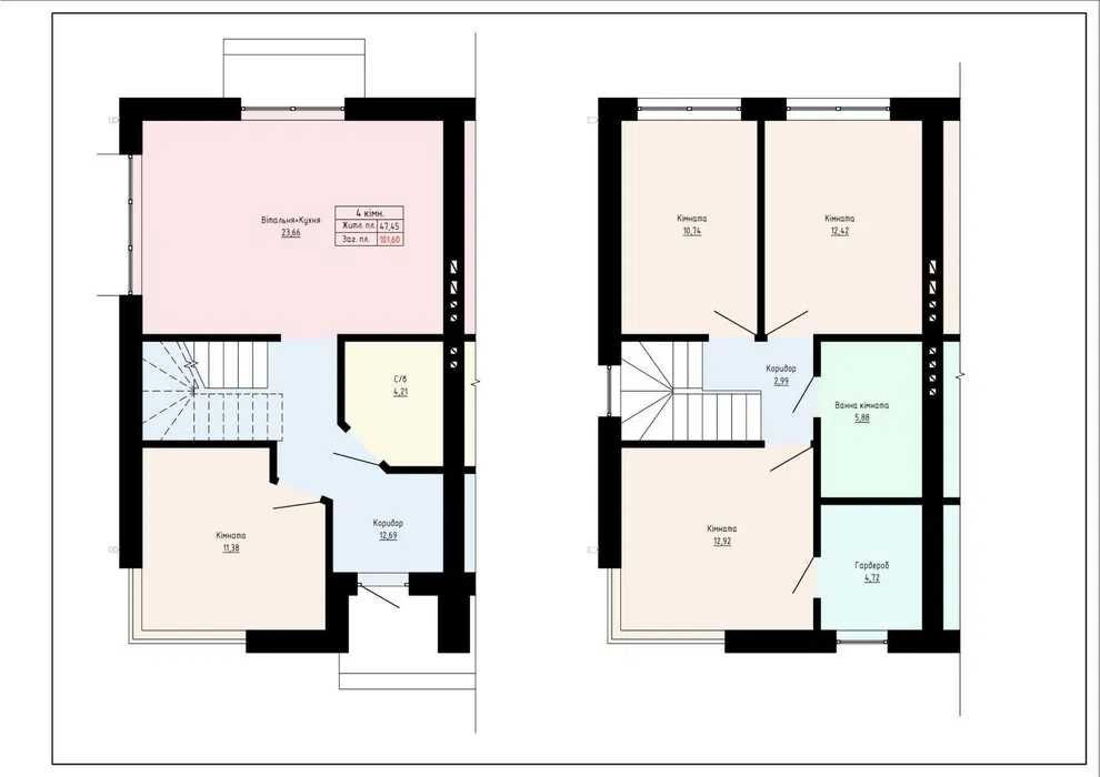 ‼️ Дуплекс 95 м2 по ціні квартири ‼️ Петропавлівська Борщагівка | Без%