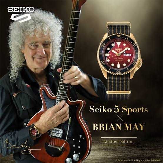 Seiko 5 Sports "Red Special" Guitarrista Brian May