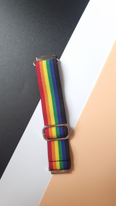 Opaska Blueshaweu 22 mm z elastycznego, regulowanego materiału (Rainbo