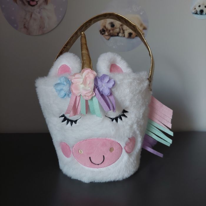 Torebka pojemna dziecięca z jednorożcem