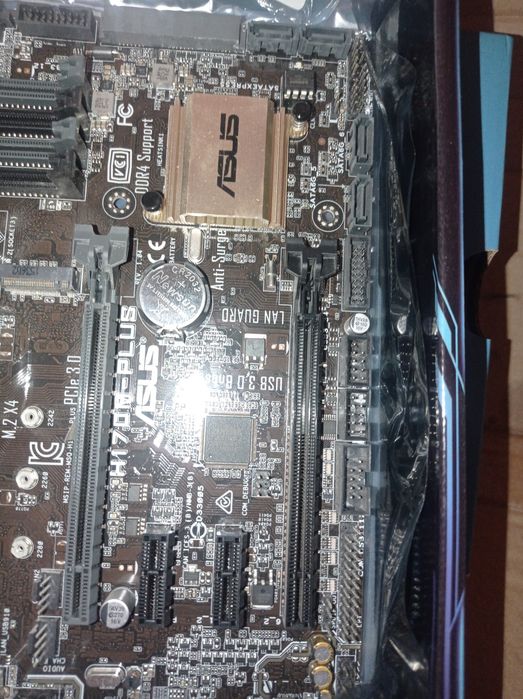 Материнская плата с процесором  I5 6500T плата Asus H170M- Plus