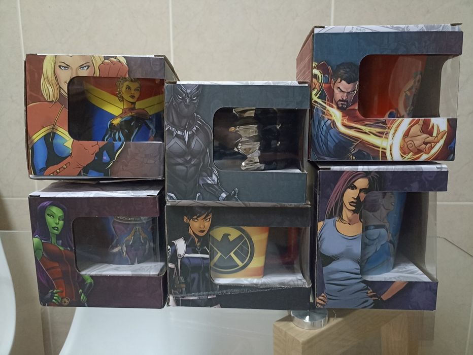 Coleção canecas Marvel