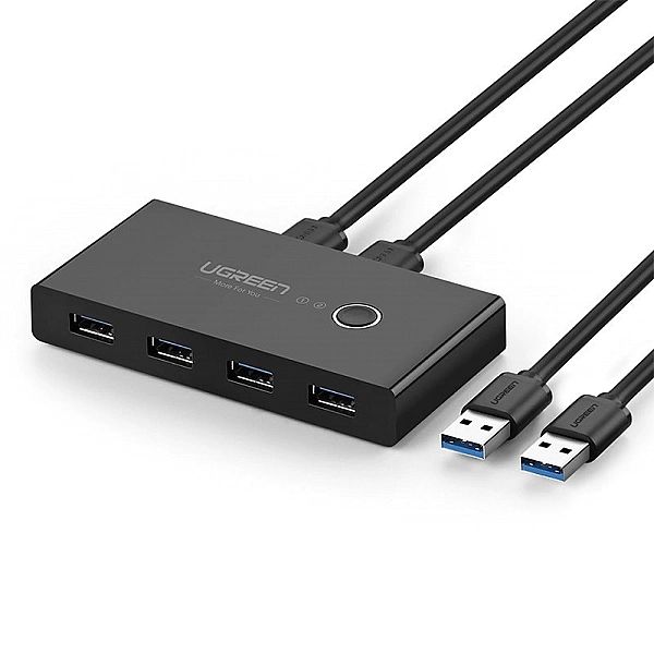 Ugreen switch box HUB przełącznik 4x USB 3.2 Gen 1 rozdzielacz USB na