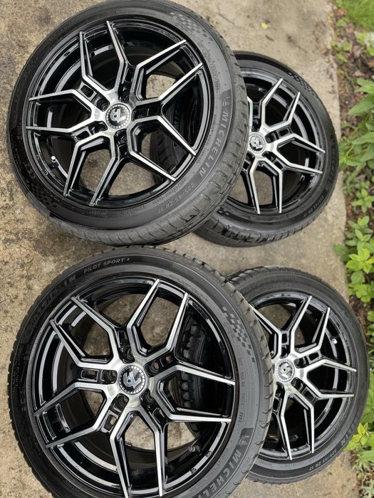 5x112 Komplet felg Seventy9 z oponami Michelin Pilot Sport 5s