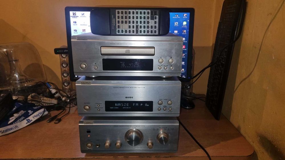 Hi-Endowa Wieża Denon UPA-F88 UTU-F88 i UCD-F88 pilot Top Bluetooth CD kolumny Denon Denon SC-35 B