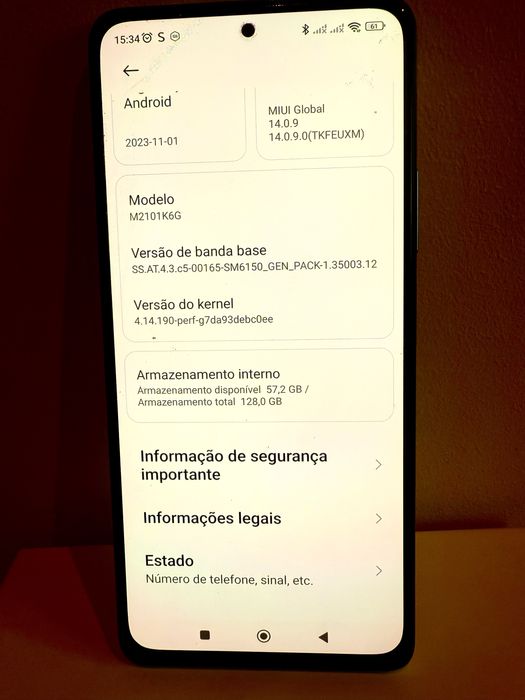 Telemovel Redmi note dual sim 10 pro + 8 peliculas + 2 capas