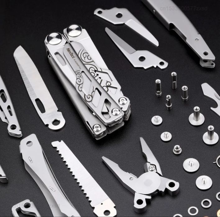 Ferramenta Multipla 16 em 1 -Tesoura grande, alicate, faca, serra, etc