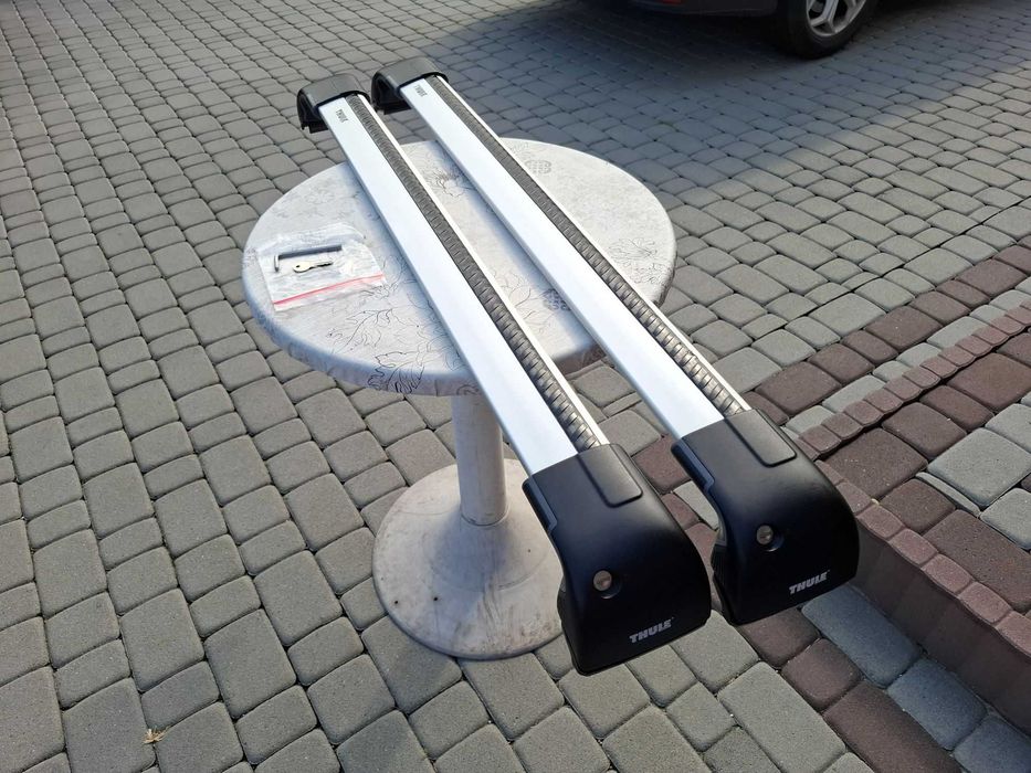 Thule Bagażnik Dachowy Rowerowy BMW X1 E84 Belki Poprzeczki Na Relingi