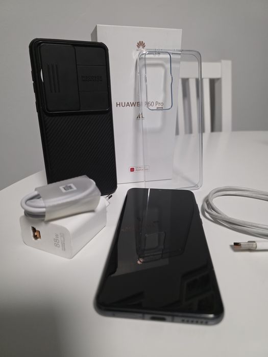 Huawei P60 Pro | Bateria 95% | Komplet 88W | Stan BDB | Kunlun Glass