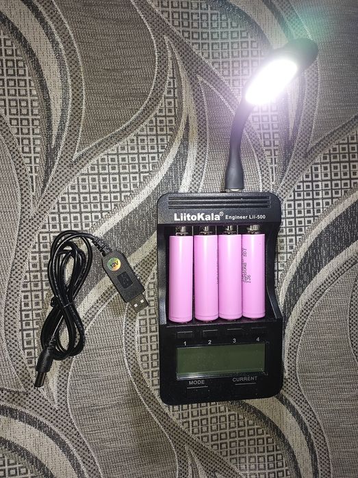 Оригінал Liitokala Lii-500 Зарядний пристрій + LED USB