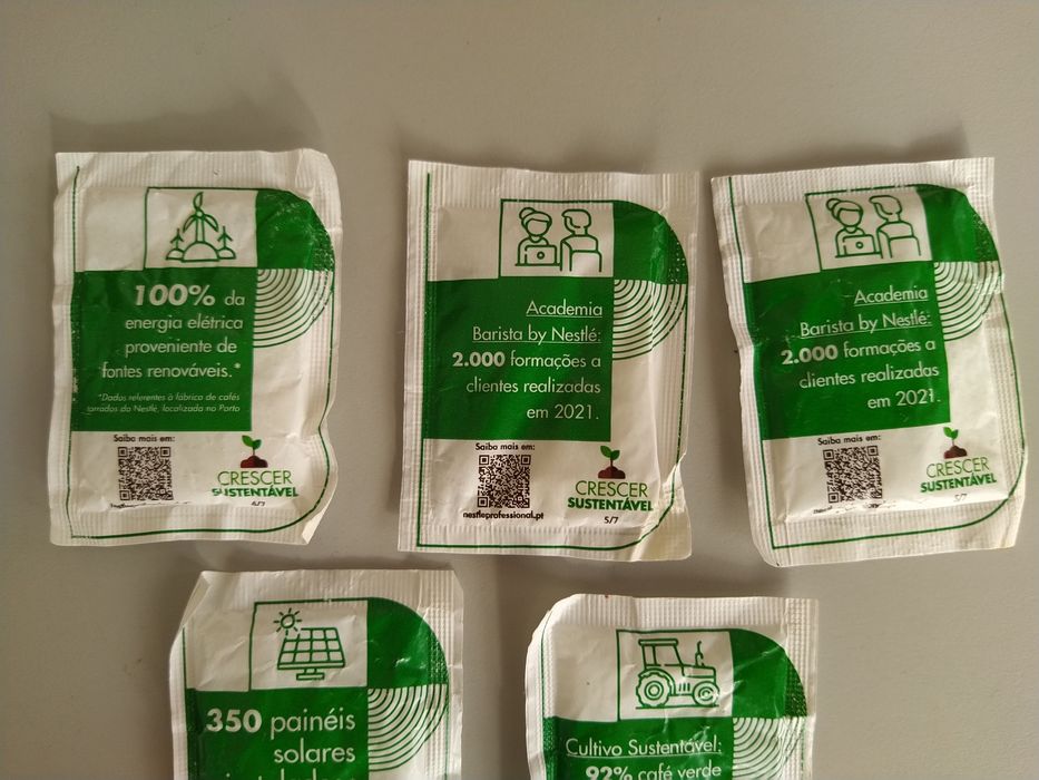 Pacotes de açúcar do café Sical - Coleção Crescer Sustentável