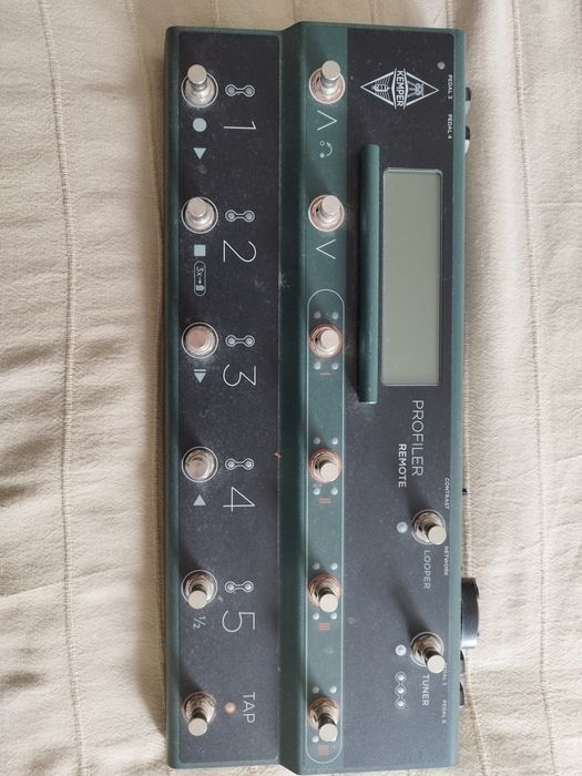 Kemper PowerRack + pedal control+case de transporte