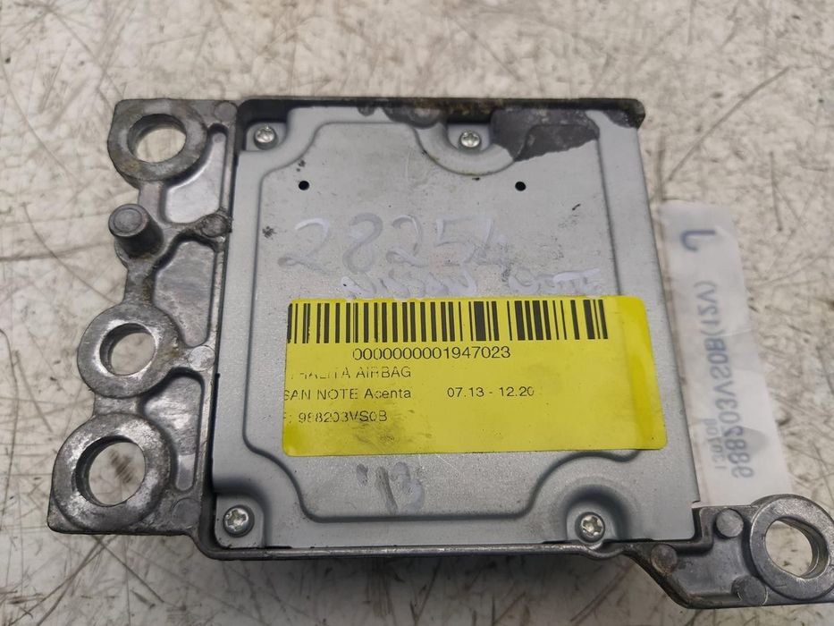 CENTRALINA AIRBAG NISSAN NOTE 2013