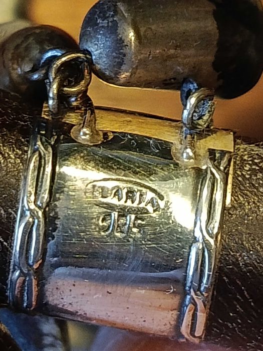 Esculturas Madeira e Prata Contrastada iLaria 925 12 cm