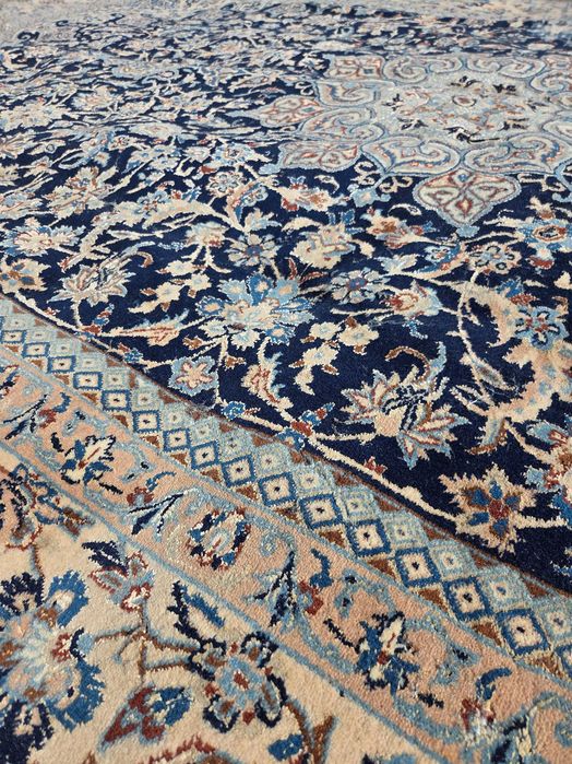 Tapete grande feito à mão, estilo persa – 333 × 215 cm