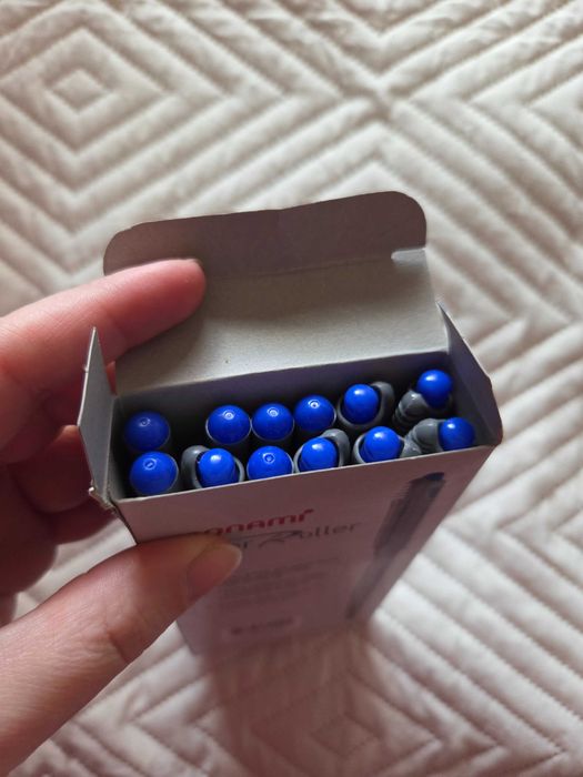Canetas Roller Monami Super Roller 0.5mm Azul – Pack 12