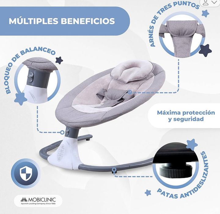 Espreguiçadeira Bebes Nova