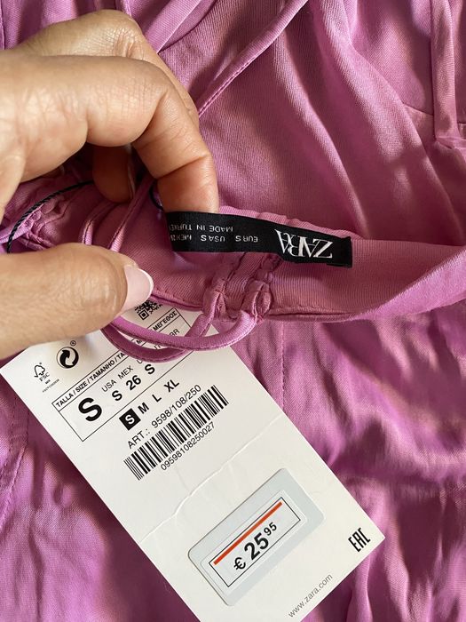 Body cor de rosa novo com etiqueta