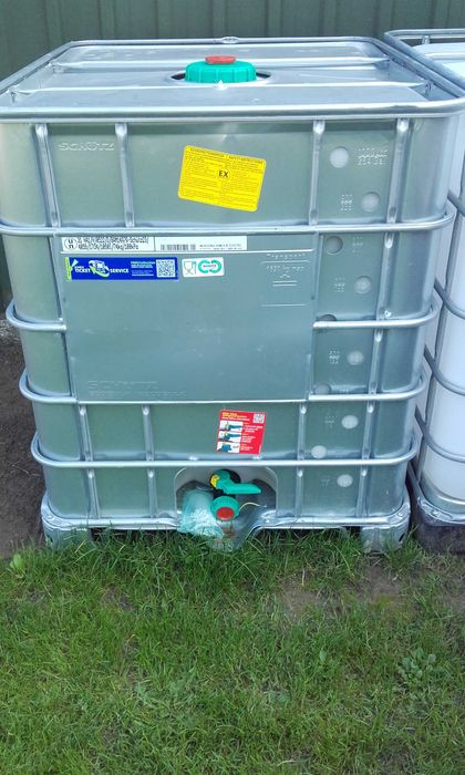 Mauzer beczka pojemnik zbiornik na deszczowke, pitna wode 600l/1000l