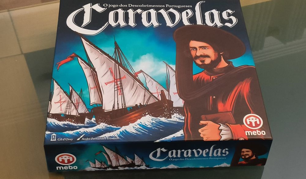 Jogo tabuleiro Caravelas