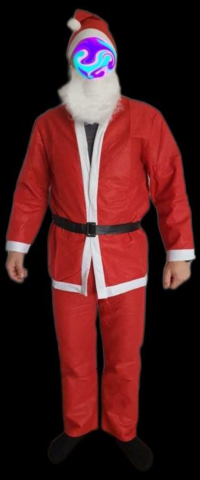 Strój Mikołaj Przebranie Świętego Mikołaja Kostium Uniwersalny