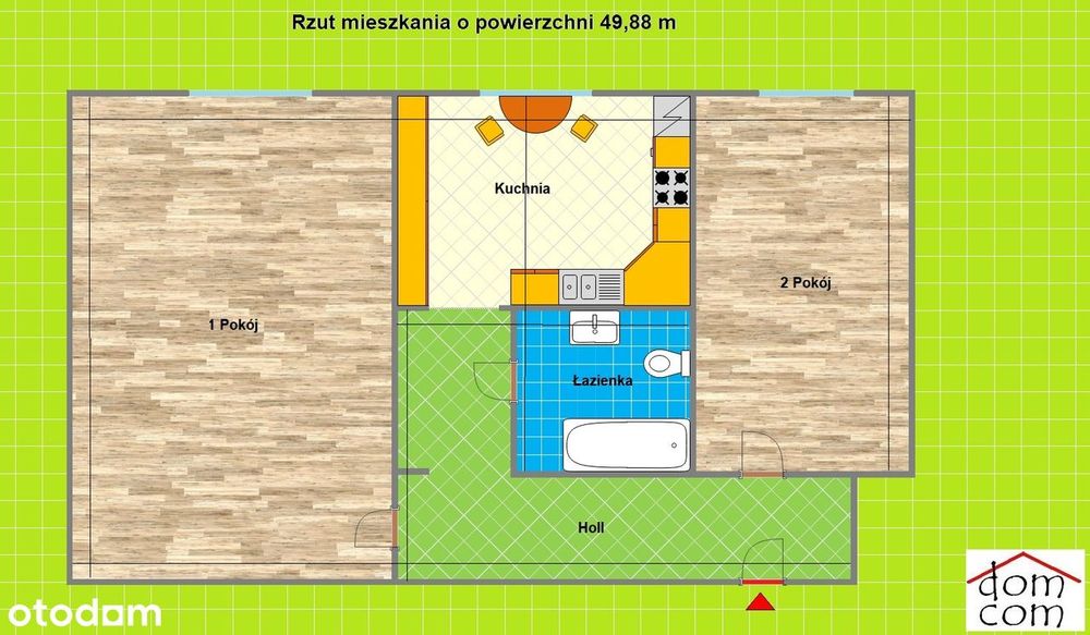 Mieszkanie 2 pok Bytom Centrum
