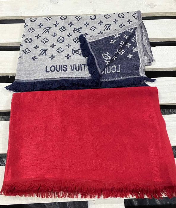Szalik dwustronny Louis Vuitton Szal Burberry Chusta Premium