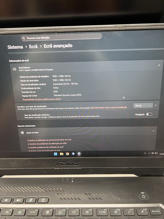 Portatil gaming asus tuf