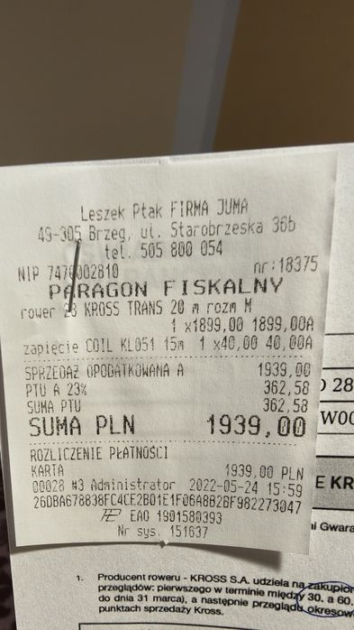 Sprzedam rower Kross