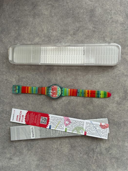 Zegarek Swatch kwarcowy GS 124 Color The Sky dawna kolekcja / Vintage