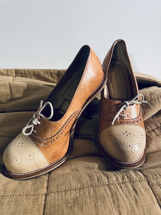 ACNE STUDIOS czółenka szpilki vintage lata 30