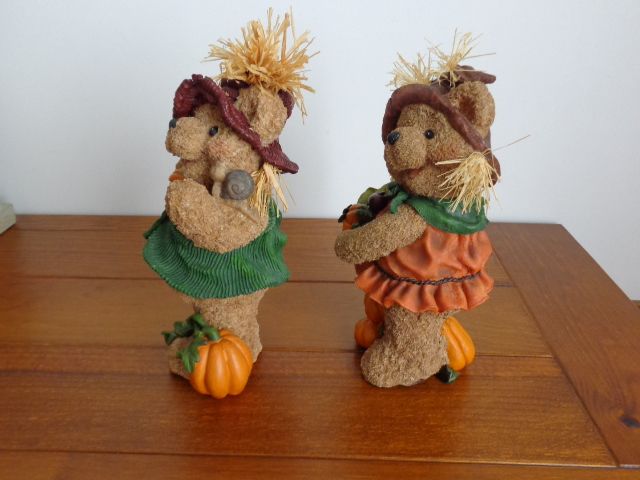 Par de ursinhos de Outono