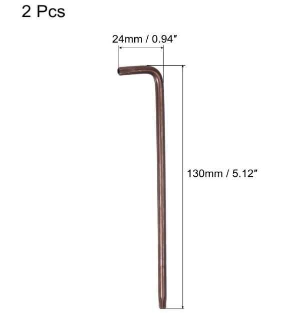 Zestaw 2 kluczy torx T25 130mm