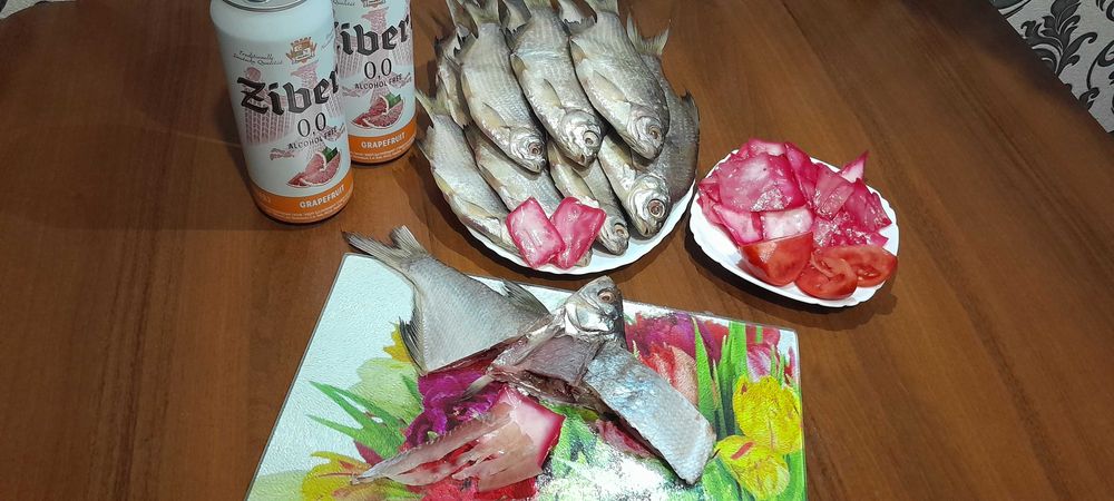 В'ялена таранька,густиря,лещ,судак,бичок