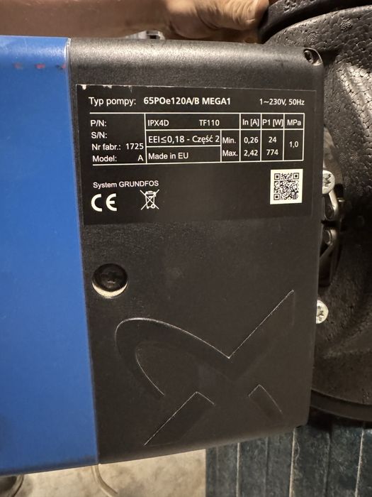 Grundfos willo lfp 65/120 32/100 50/120 25/60 pompy obiegowe